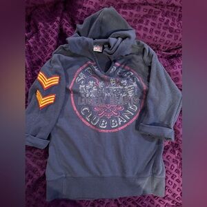 Junk Food Girls sz. L Hoodie The Beatles Sgt. Pepper's Lonely Hearts Club, NWOT